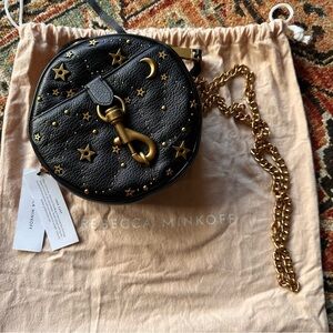 Rebecca Minkoff Edie Circle Crossbody w/ Celestial Studs